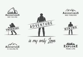 Adventure is my only adventure illustration vector