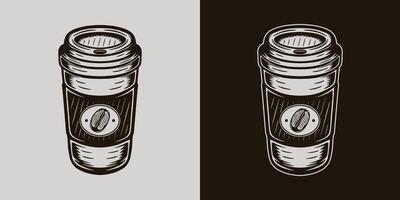 Two different colored versions of a flashlight vector