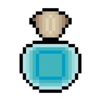 Perfume in pixel art style vector