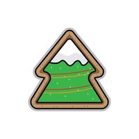 Christmas Tree Cookies vector