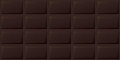 Dark chocolate bar seamless pattern background graphic illustration. vector