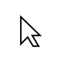 Pointer mouse cursor icon design. vector