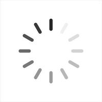 screen load progress wait web buffer loader design template. vector