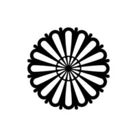 Minimalist Flower Ornaments with a Classic Touch vector