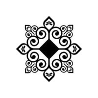 Abstract Art Mandala with Dynamic Shapes vector