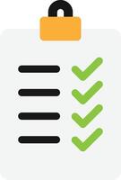 Clipboard Document List vector