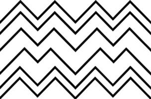 Abstract Black and White Zigzag Chevron Pattern Design vector