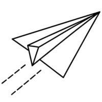 Paper Airplane Flight Origami, Speed, Distance, Air, Craft, Fun, Design, Simple, Graphic vector