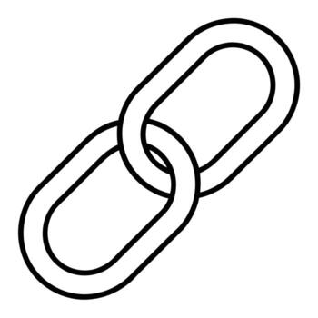 Interlinked Chain Links Connection, Unity, Strength, Bond, Symbol vector