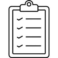 Checklist Clipboard Task Management, Planning, Organization, Productivity vector