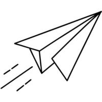 Paper Airplane Flight Speed Simple Design, Fast Motion vector