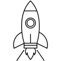 Launching Rocket Ship Spaceflight, Innovation, Startup, Technology, Progress vector