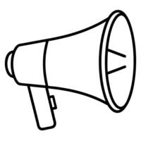 Loudspeaker Announcement Megaphone Public Address System Communication Device vector