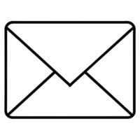 Simple Envelope Icon Messaging, Email, Communication, Correspondence, Digital Mail vector