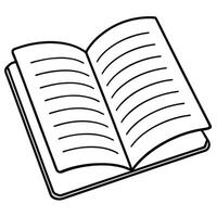 Open Book, Reading, Knowledge, Education, Pages, Lines, Learning, Literature, Wisdom, Text vector