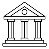 Classical Building, Temple, Columns, Architecture, Structure, Design, Greek, Roman, Facade, Monument vector