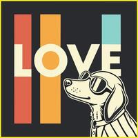 Cute Dog Lover T-shirt design vector