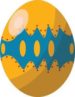 Easter Egg with Abstract Pattern Design vector