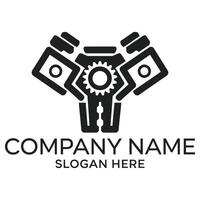 Abstract Engine Design for Car Branding. vector
