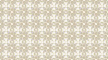 Continuous geometric design inspired by traditional Arabian artistry. Perfectly aligned for a seamless, authentic look. vector
