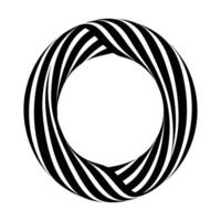 design elements wave of many lines circle vector
