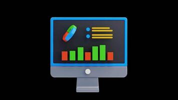 3D Animation of Data Report video