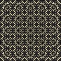 Seamless pattern with flowers on black background vector