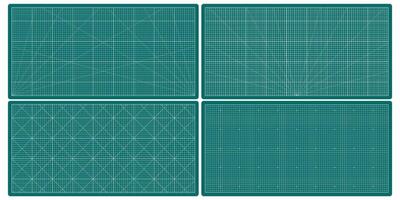 Blueprint grid paper background . Wireframe texture for business and tech projects. Includes metric scale cutting mat design for notes and graphs. vector