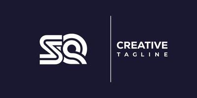 se abstract minimalist letters Logo Monogram. vector