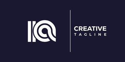 ia abstract minimalist letters Logo Monogram. vector