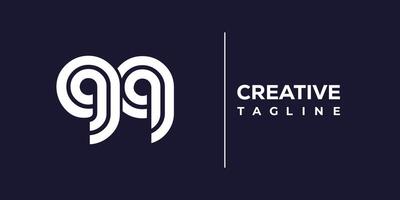 gq abstract minimalist letters Logo Monogram. vector