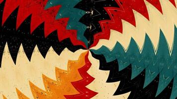Vibrant kaleidoscope of colors spinning in rhythmic harmony in a rhythmic loop video
