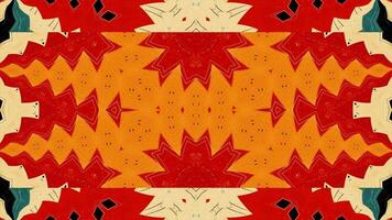 Colorful kaleidoscopic patterns flowing rhythmically to enhance VJ Loop music video