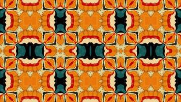 Colorful geometric patterns swirling in dynamic motion for VJ performances video