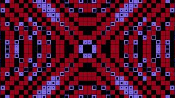 Vibrant geometric patterns create an endless loop for musical experiences video