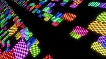 Create dynamic VJ loops with vibrant colorful patterns for music events video