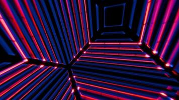Groovy patterns and lights create an endless kaleidoscope experience video