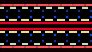 Dynamic patterns create vibrant visuals for music events and performances video