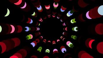 Vibrant kaleidoscope patterns for endless VJ loop experiences at music events video