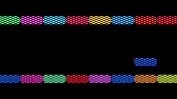 Colorful Patterns Dance Across LED Panels for Endless VJ Loop Experience video