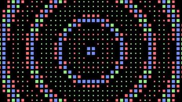 Dynamic kaleidoscope patterns for immersive VJ loop experiences at parties video