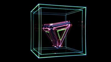Creating mesmerizing VJ loops with colorful LED patterns in concert settings video