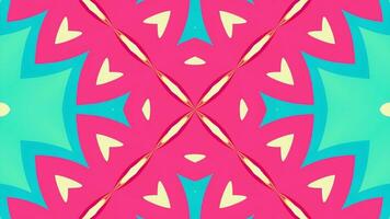 Vibrant kaleidoscopic patterns for dynamic music visual experiences video