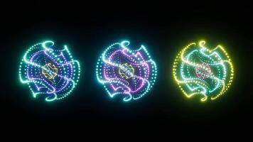 Kaleidoscopic patterns pulse with music for an immersive experience video