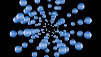 Kaleidoscopic pink spheres create mesmerizing patterns for VJ loops video