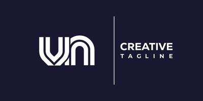 vn abstract minimalist letters Logo Monogram. vector