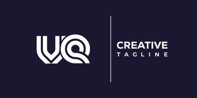 ve abstract minimalist letters Logo Monogram. vector