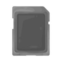 Illustration of memory card vector