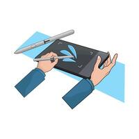 Create Masterpieces on Pen Tablet vector