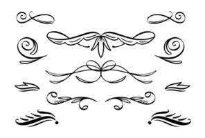 Frame border ornament. Decor line design pattern, flower luxury decoration. vector